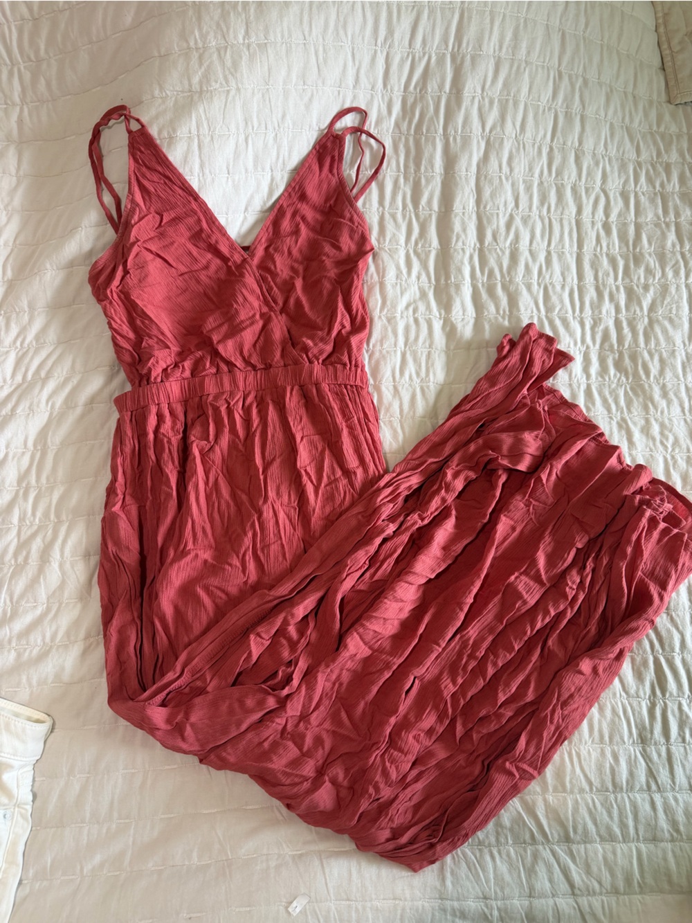 Women's Dusty Rose Maxi Slip Dress